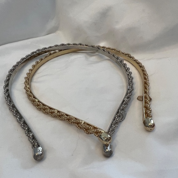 6 Metal Rhinestone Embellished Hairbands Headbands Hair Accessories Wedding - Picture 3 of 10